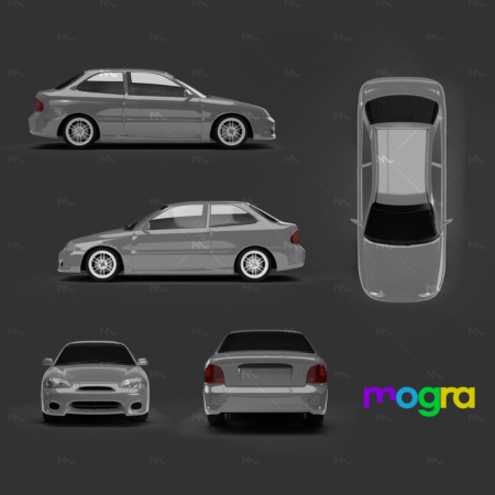 Hyundai Excel Cup Livery Template Blueprint