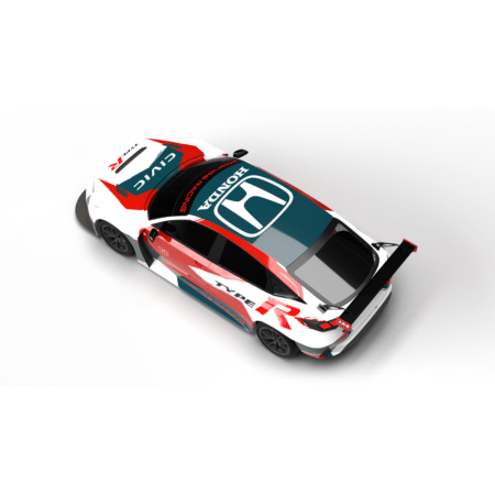 TCR Honda Civic FL5 3D livery template model - Motorsport Graphics